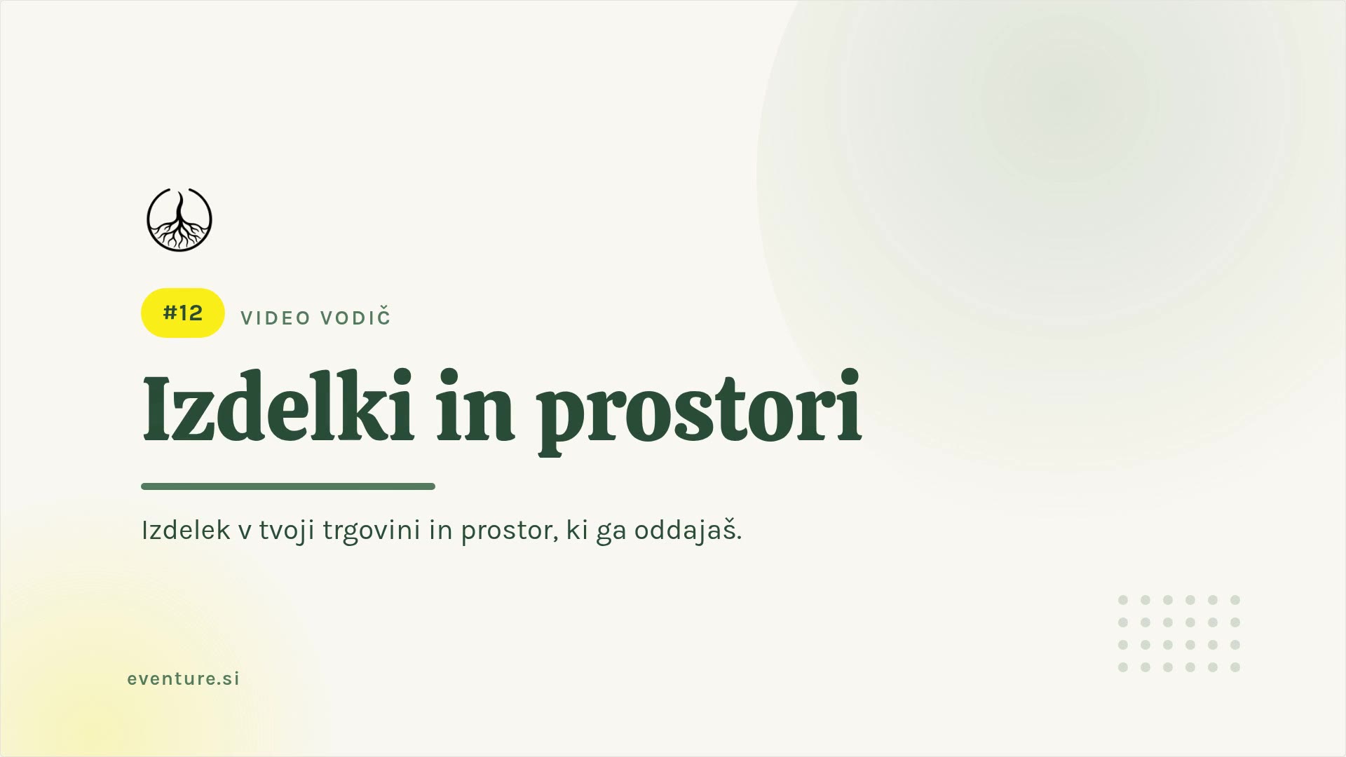 Proizvodi i prostori