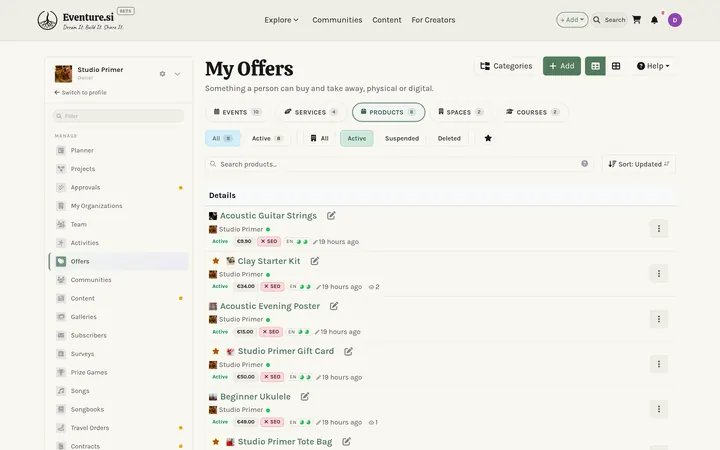 Offers - How you manage it