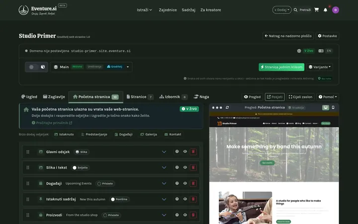 Web stranica - How you manage it
