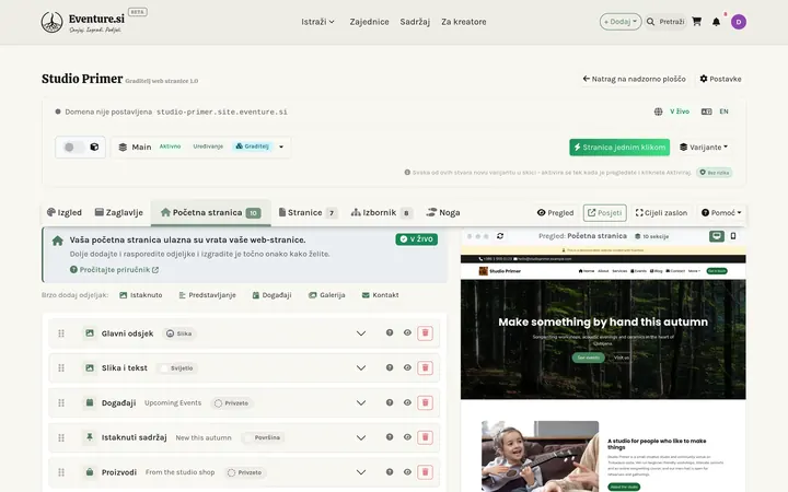 Web stranica - How you manage it