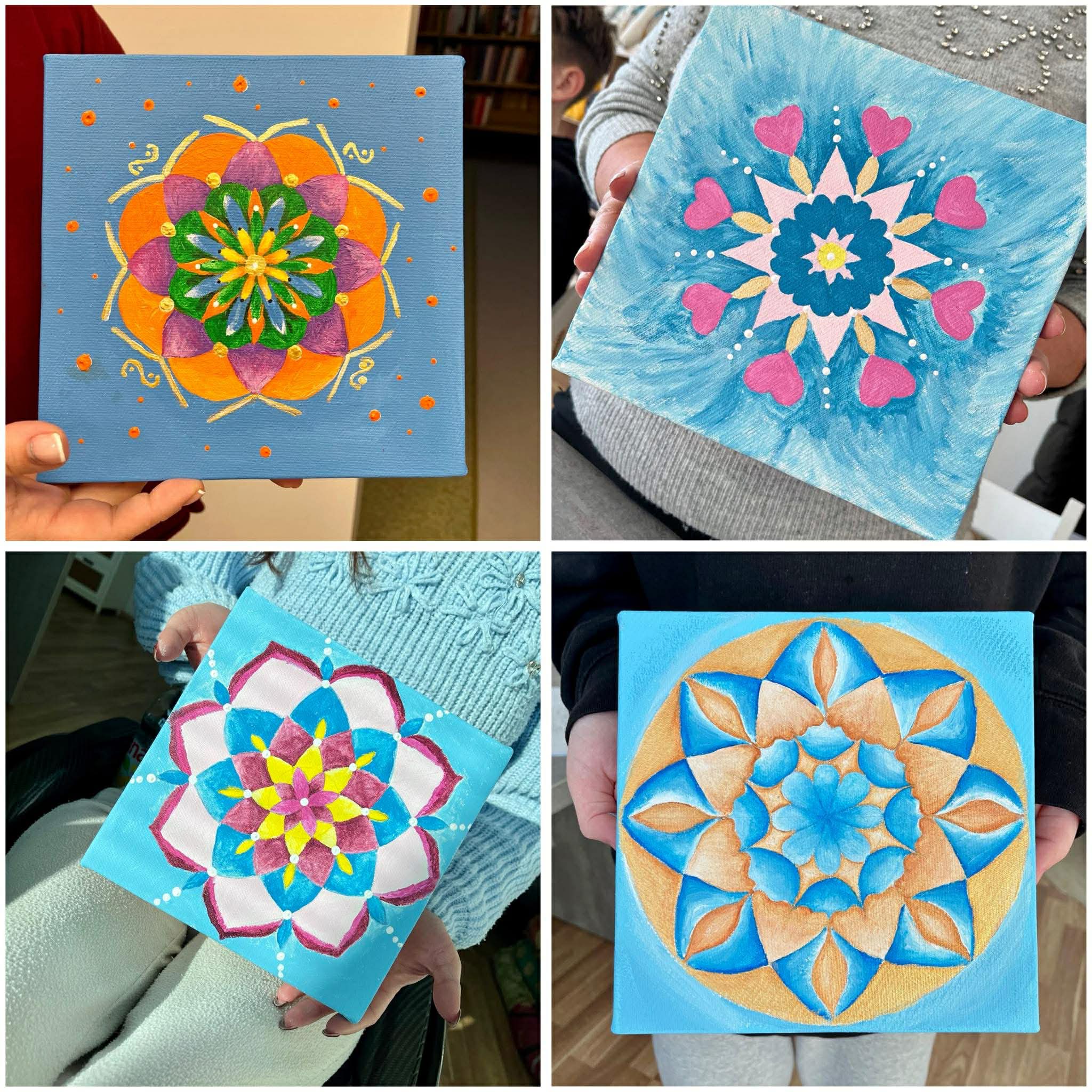 Osnovna delavnica slikanja mandal - USTVARI SI SVOJO MANDALO