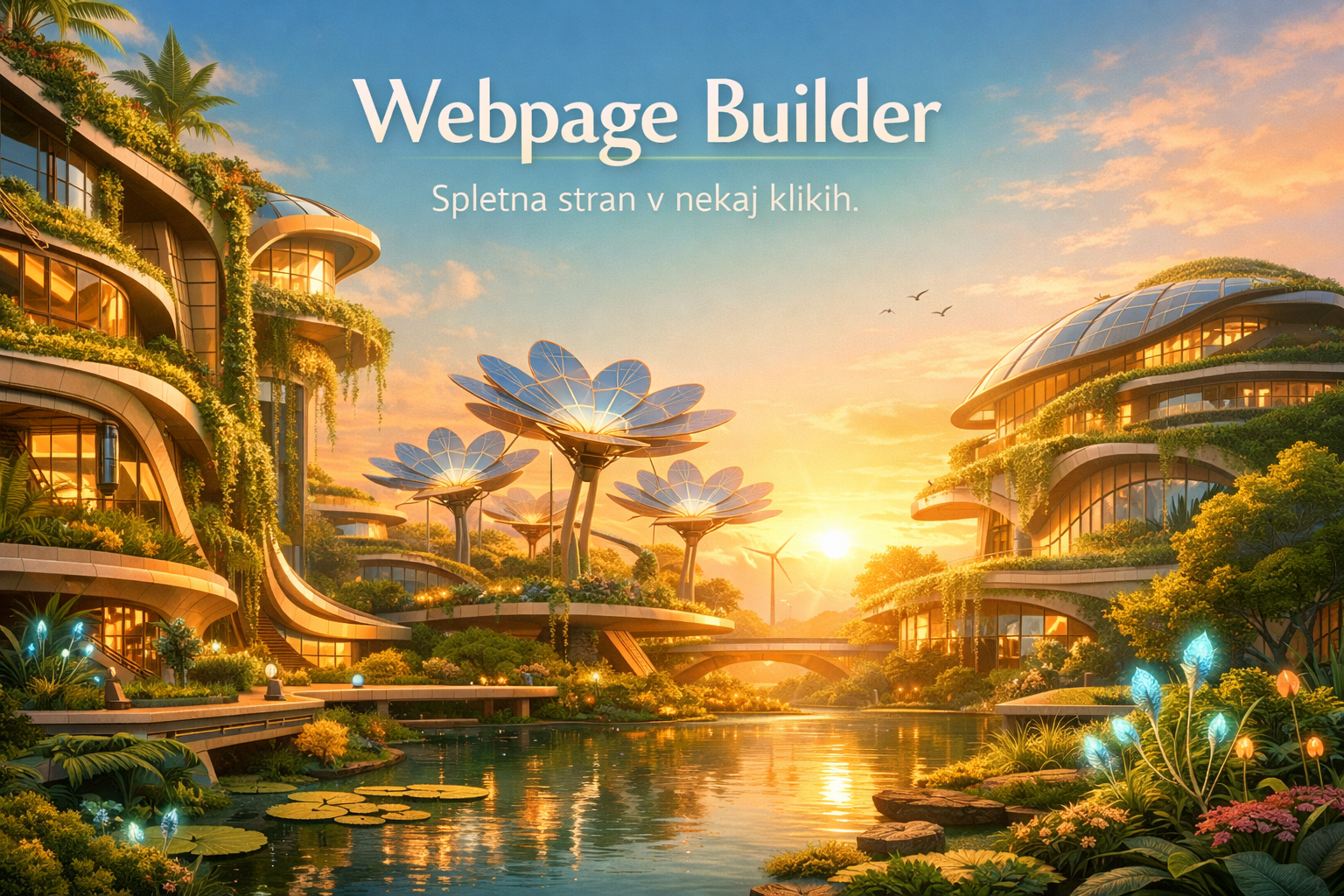 Profesionalna spletna stran v nekaj klikih