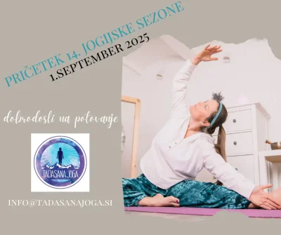 Začetek jogijske sezone v dvoranah: 1. september