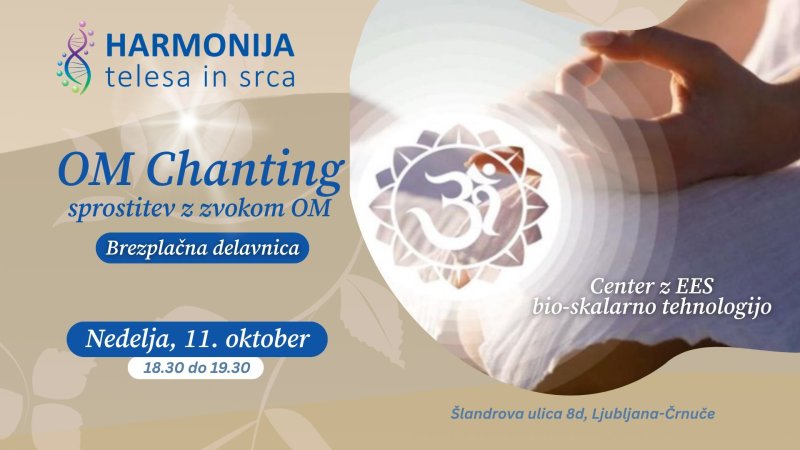 OM CHANTING - Sprostitev z zvokom OM