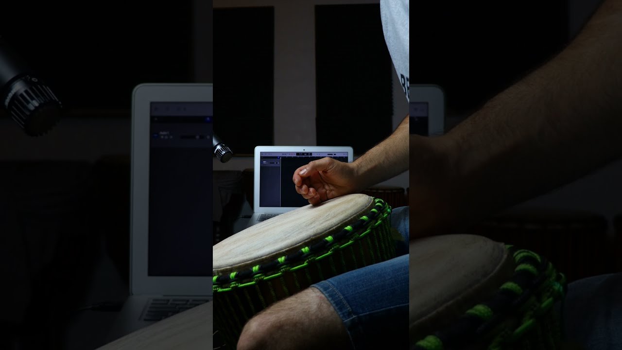 sideways djembe technique
