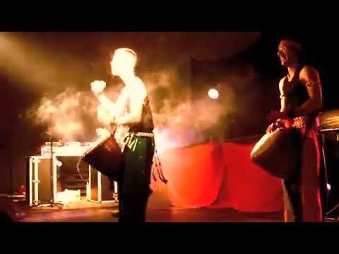 playing djembe with Djembaladança