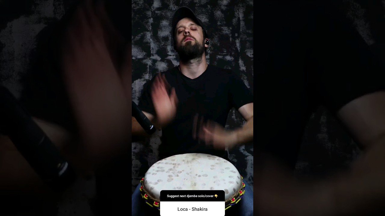 if Shakira had a djembe player