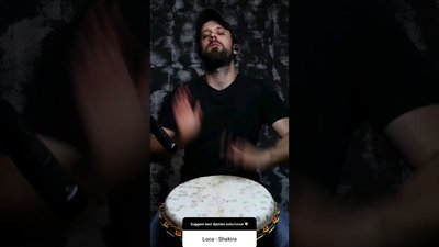if Shakira had a djembe player