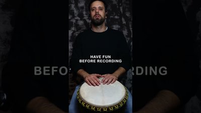 my recording process for djembe.studio