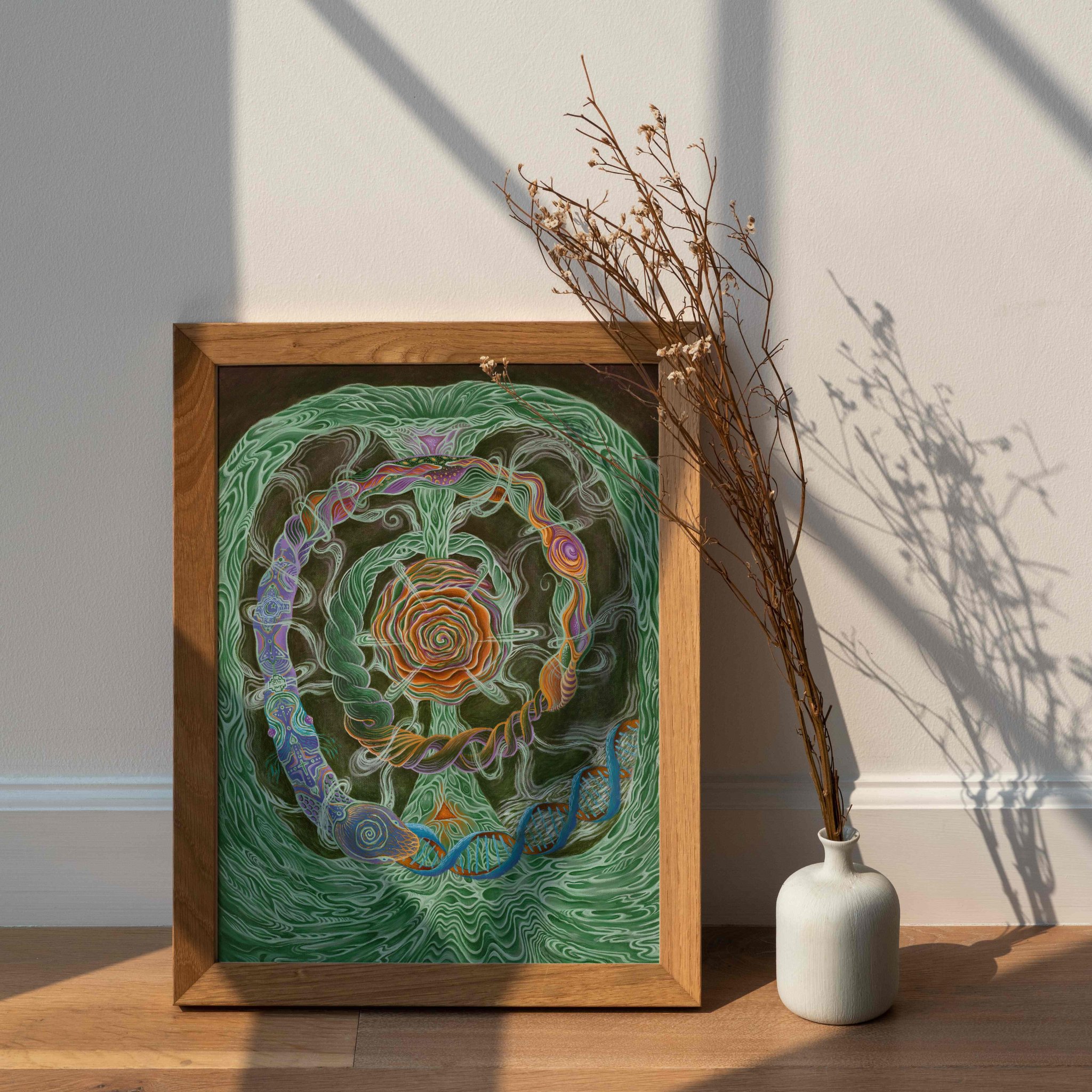 Cosmic Serpent / Paper & Canvas print